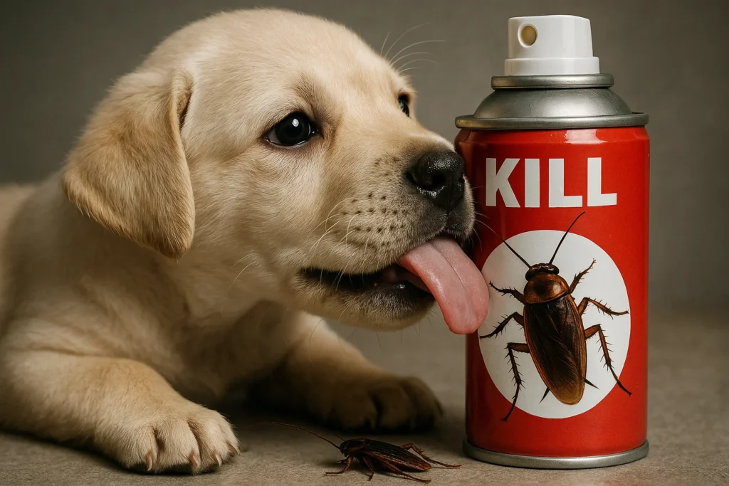 강아지 세스코 바퀴벌레약 성분 안전성, 반려견이 핥았을 때 괜찮을까?